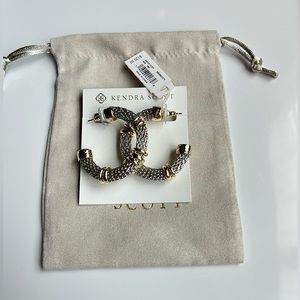 Kendra Scott Maya cuff hoop in mixed metals